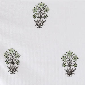 Block Floral Printed Large Waffle Lightweight Beach Towel - Image 4
