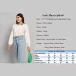 Floral Printed Spread Collar Shirts /Tops - Image 8