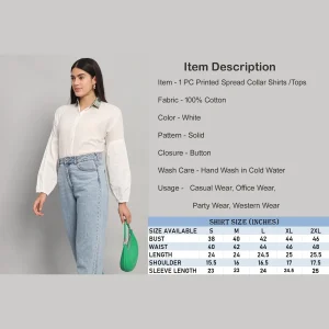 Floral Printed Spread Collar Shirts /Tops - Image 8