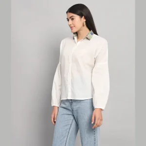 Floral Printed Spread Collar Shirts /Tops - Image 3