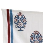 Hand Block Print Cotton Waffle Bath Towels - Image 5