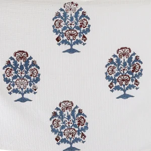 Hand Block Print Cotton Waffle Bath Towels - Image 4