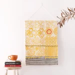 Hand Block Print Cotton Wall Macrame