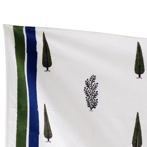 Hand Block Print Waffle Cotton Towel for Sports Gym - Image 5