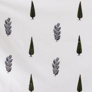 Hand Block Print Waffle Cotton Towel for Sports Gym - Image 4
