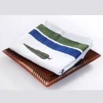 Hand Block Print Waffle Cotton Towel for Sports Gym - Image 3