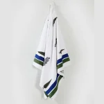 Hand Block Print Waffle Cotton Towel for Sports Gym - Image 2