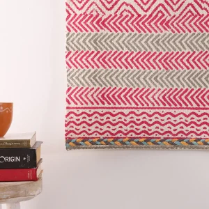 Hand Printed Macrame Woven Wall Hanging Tapestry - Image 4