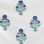 Handicraft Hand Block Printed Cotton Waffle Bath Towels - Image 4