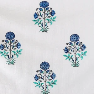 Handicraft Hand Block Printed Cotton Waffle Bath Towels - Image 4