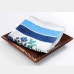 Handicraft Hand Block Printed Cotton Waffle Bath Towels - Image 3