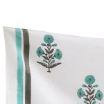 Indian Hand Block Floral Printed Cotton Bath Towel - Image 5