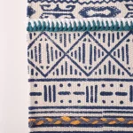 Indian Hand Block Printed Macrame Wall Hanging - Image 4