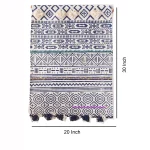 Indian Hand Block Printed Macrame Wall Hanging - Image 3