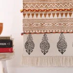 Indian Macrame Tassel Woven Wall Hanging Tapestry - Image 4