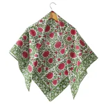 Lightweight Cotton Scarf Floral Print Cotton Fabric Stole