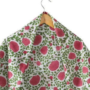 Lightweight Cotton Scarf Floral Print Cotton Fabric Stole - Image 4