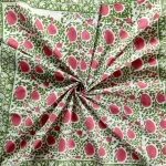 Lightweight Cotton Scarf Floral Print Cotton Fabric Stole - Image 3
