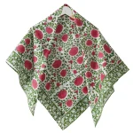 Lightweight Cotton Scarf Floral Print Cotton Fabric Stole - Image 2