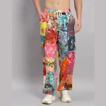 Men's Patchwork Baggy Trousers/Pants - Image 4