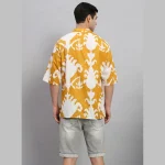New Mustard Floral Print Cotton Shirts - Image 8