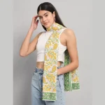 Paisley Printed Cotton Scarf/Shawl/Scarves/Stole for Women - Image 2