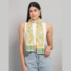 Paisley Printed Cotton Scarf/Shawl/Scarves/Stole for Women - Image 4