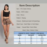 Paisley Printed Women's Shorts - Image 8