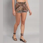 Paisley Printed Women's Shorts - Image 5