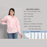 Pink Floral Print Pure Cotton T-Shirts - Image 9
