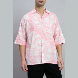 Short Sleeve Summer Oversized Shirts For Men's - Image 8