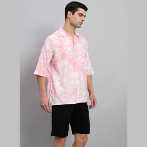 Short Sleeve Summer Oversized Shirts For Men's - Image 3