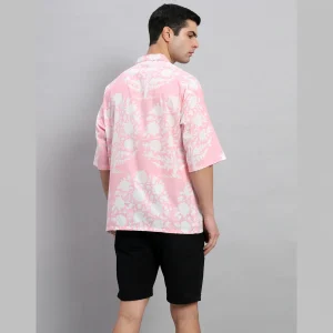 Short Sleeve Summer Oversized Shirts For Men's - Image 9