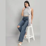 Traditional Hand Block Print Cotton Scarf/Dupatta - Image 6