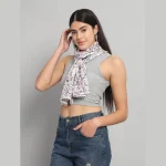 Traditional Hand Block Print Cotton Scarf/Dupatta - Image 2