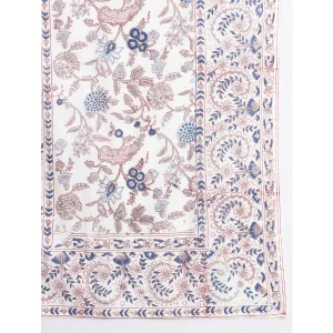 Traditional Hand Block Print Cotton Scarf/Dupatta - Image 5