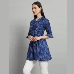 Women Casual Wear Blue Tops Dress S-2XL - Image 3