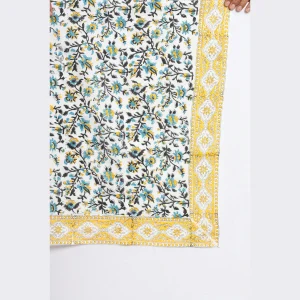 Women Floral Print Square Scarf - Image 6