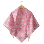 Women Pink Floral Printed Cotton Stole
