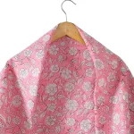 Women Pink Floral Printed Cotton Stole - Image 3