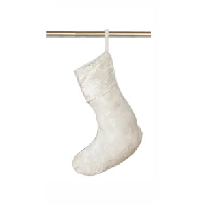 18"Large Crushed Velvet Christmas 2 PC Stockings Set - Image 4