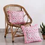 2PC Handmade Floral Print Cushion Cover