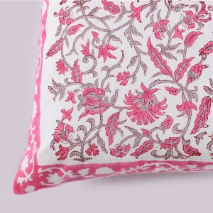 2PC Handmade Floral Print Cushion Cover - Image 3