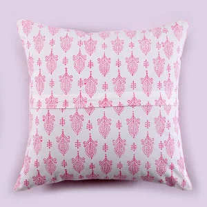 2PC Handmade Floral Print Cushion Cover - Image 5