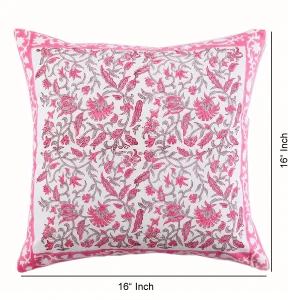 2PC Handmade Floral Print Cushion Cover - Image 7
