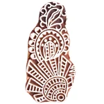 Abstract Printing Wood Block Stamp