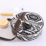 Beautiful Black & White Ikat Print Purse - Image 8