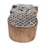 Beautiful Pineapple Printing Wooden Block - Image 3