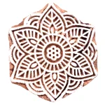 Floral Printing Wood Block Printing Stamp