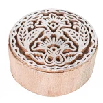 Handmade Round Floral Printing Stamps